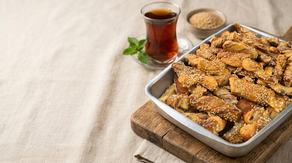 قراقيش فلاحى بالعجوة والسمسم