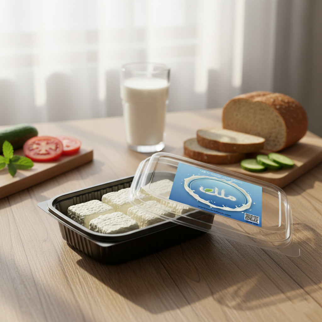 جبنة قريش بلدى طبيعى 100%