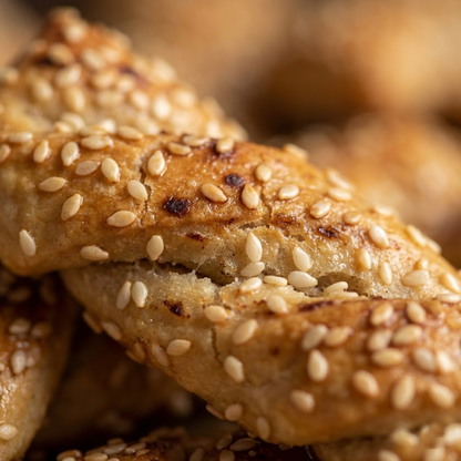 قراقيش فلاحى بالعجوة والسمسم